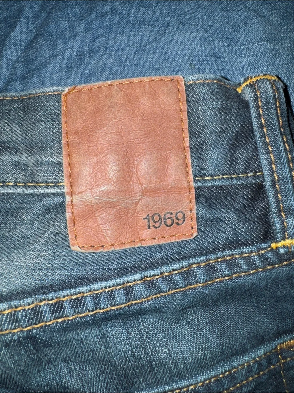 GAP Straight Jeans in Indigo Blue
